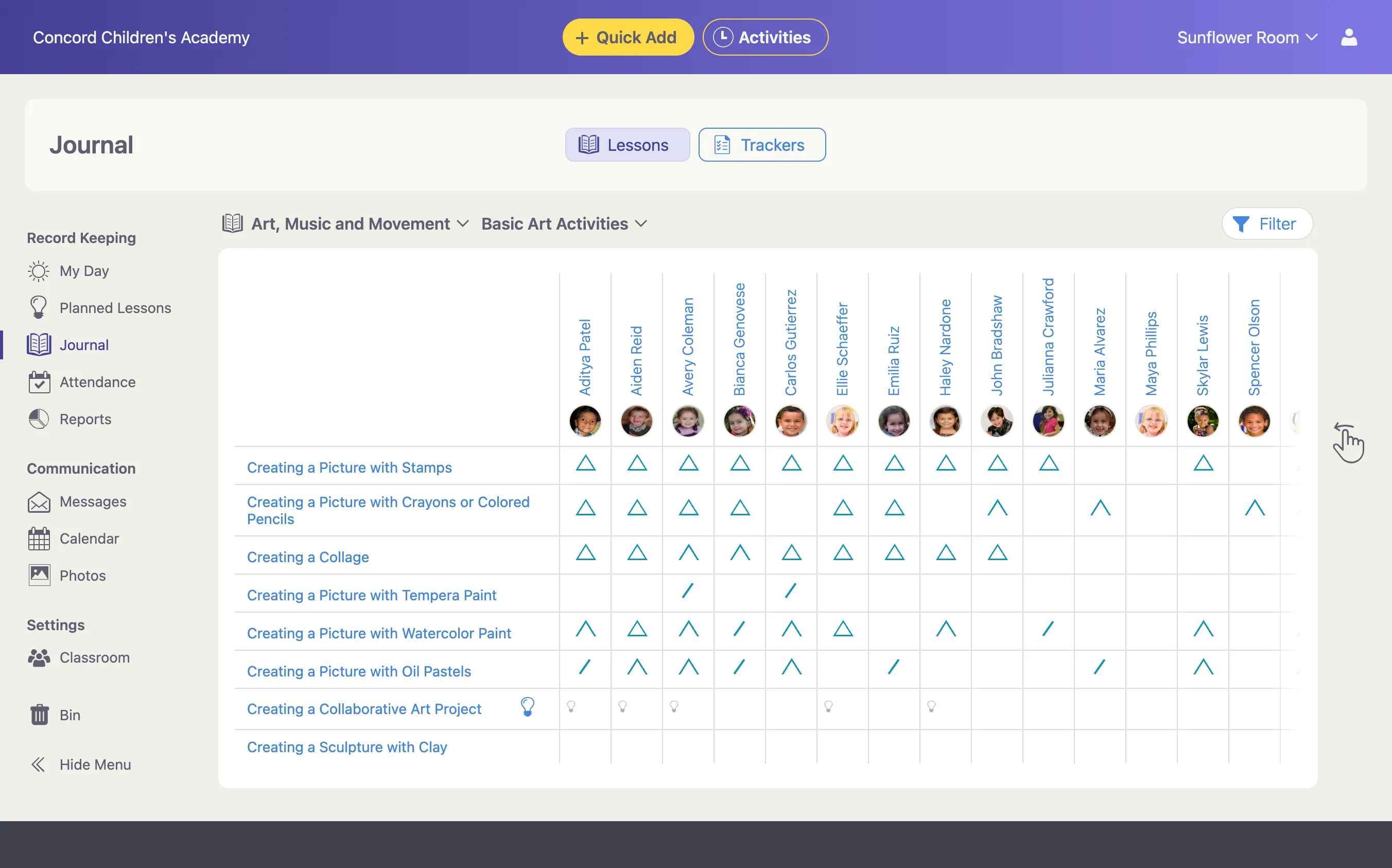 Record Keeping in Classroom Share